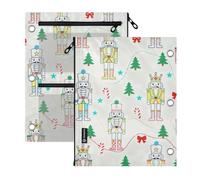 Clear Window Pockets 3 Hole Punched Cartoon Nutcracker Soldiers