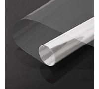 Clear Window Security Film Adhesive Anti Shatter Safety Window Glass Protection Sticker Heat Control Anti UV for Home and Office 2Mil, 20inch x 16.5feet