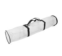 Clear Wrapping Paper Storage Bag, Christmas Gift Wrap Organizer, transparent Totes with Handles For Easy Carrying (Transparent White)