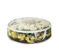 Clear Wreath Storage Bag - Waterproof Holiday Storage Container, Dustproof Design with Handle, Easy Transport Feature, Premium Organizer for Christmas Wreaths, Container Solution for Decoration