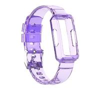 Clear Wrist Band Compatible with Fitbit Ace 3/Ace 2/Inspire HR/Inspire 2 Smart Watch Strap Replacement - Silicone Strap Watchband for Men & Women - Scratch-Proof