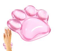 Clear Wrist Rest, Clear Wrist Rest - Cat Paw Shape Discomfort Relief Mice Wrist Rest | Soft Silicone Wrist Rest, Ergonomic Wrist Rest, Hand Discomfort, Support Pillow v