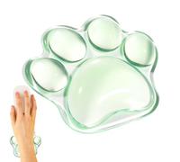 Clear Wrist Rest, Ergonomic Wrist Rest | Cat Paw Shape Game Wrist Support Pillow - Soft Silicone Wrist Rest, Ergonomic Wrist Rest, Hand Discomfort, Laptop Support Pad