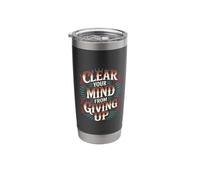 Clear Your Mind from Giving Up Motivation Forward - Stainless Steel Insulated Tumbler