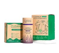 CLEARALIF All In One Laundry Kit. 80 Unscented Laundry Sheets, 7 oz Lavender Scent Booster, 80 Color Absorber Sheets