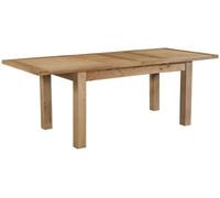 Clearance - Appleby Oak 4 Seater Extending Dining Table with 2 Extensions - FSS15937