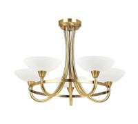 Clearance - Cagney Ceiling Light - 5 Light - Antique Brass - D55