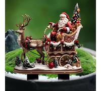 Clearance Christmas Decorations - Xmas Gifts & Ornaments - Santa Claus & Elks Acrylic Floor & Tree Pendants - Window & Door Decoration