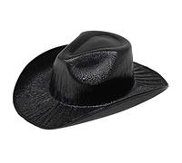 Clearance Cowboy Hat for Men Cowboy Felt Hat Adjustable Outdoor Hat Wide Brim Durable Cowgirl Western Hat Lightweight Travel Cap Large Sun Hat UK Black