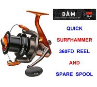 CLEARANCE DAM QUICK SURFHAMMER 360-FD REEL BIG PIT SPIN DISTANCE SURF CASTING
