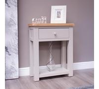 Clearance - Diamond Hall Table - 1 Drawer - Grey - Painted - FSS16603