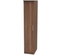 Clearance - Gina Wardrobe - 1 Door - Single - Walnut - FSS17364
