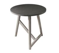 Clearance - Hamar Round Side Table - Grey - A166