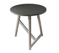Clearance - Hamar Side Table - Round - Grey - B90