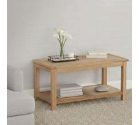 Clearance - Kilmore Oak Coffee Table - with Shelf - FSS17529