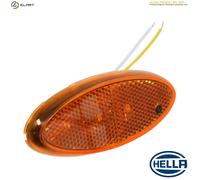 HELLA 2XS 004 237-291 Marker Light - mounting - Lens Colour: Crystal clear - left/Lateral Mounting