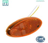 HELLA 2XS 005 020-011 Marker Light - 12/24V - mounting - Lens Colour: Crystal clear/Red - Lateral Mounting