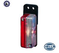 HELLA 2XS 005 020-011 Marker Light - 12/24V - mounting - Lens Colour: Crystal clear/Red - Lateral Mounting
