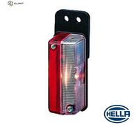 HELLA 2XS 005 020-011 Marker Light - 12/24V - mounting - Lens Colour: Crystal clear/Red - Lateral Mounting