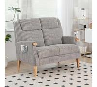 Clearance - Lisbon Sofa - 2 Seater - Latte Fabric - FSS16527