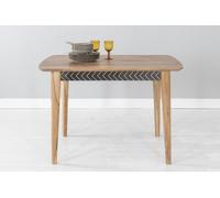 Clearance - Luxuria Sheesham Dining Table, Indian Wood, 120cm Seats 4 Diners Rectangular Top with 4 Legs - Brand New Item