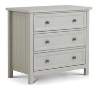 Clearance - Maine Chest - 3 Drawer - Small - Grey - A332