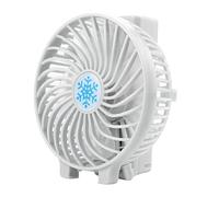 Clearance Mini Portable USB Rechargeable High Power 3-Speed Desktop Fan Durable Cooler Humidifier By HOMEBABY (mini, White)