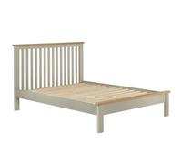 Clearance - Portland Bed - 5ft King Size - Sage Painted - B166