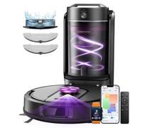 [Clearance Sale - ￡299 with Free Next-Day Delivery] Vexilar W15 Robot Vacuum and Mop with Multi-Cyclone Bagless Self Emptying Docking Station, 10000Pa Suction, LiDAR Navigation, 5 Maps, 180Min Runtime