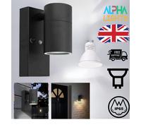 Clearance Sale - Outdoor Down Wall Light Stainless Steel GU10 Base with Sensor [EEK: A+++]