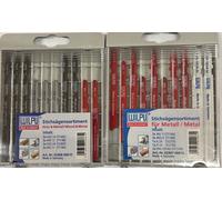 CLEARANCE SAWS for PROS. Wilpu Metal & Wood Jigsaw Blade set Bosch fit 20 Pack