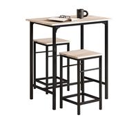 Clearance SoBuy Kitchen Patio Outdoor Bar Set Dining Table & Stools,OGT10-N,UK