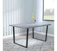Clearance - Texas 8 Seater Grey Dining Table - 180cm