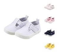 Clearance Toddler Little Kids T-Strap Sneakers Girls Boys Mary Jane Canvas Shoes Canvas Sneaker Skater Shoes Running Shoe 8.5 1#Yellow