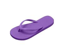 Clearance UK 4.5 Women Classic Beach Flip Flops,Soft Rubber Slim Strap Shower Shoes Basic Thong Sandals for Ladies Teen Girls Purple Footwear Sandles Sandalias