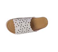 Clearance Wedge Sandals for Women UK Ladies Orthopedic Sandal Wide Fit Shoes Hollow out Sliders Open Toe Platform Slippers with Arch Support Summer Casual Slides for Beach Holiday Outdoor