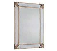 Clearance - Wilson Rustic Gold Rectangular Mirror - A243