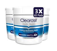 Clearasil Pore Rapid Action Cleaner Pads - Anti Pimple & Blackhead Pads for Cleaning Pores on the Face Visibly Clearer Skin in as fast as 4hrs - 3 x 65 Pieces