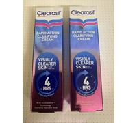 Clearasil Rapid Action Cream - 25ml X 2 . Fast Free Post