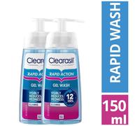Clearasil Ultra Rapid Action Gel Wash with 12 Hour Effectiveness 2 x 150ml