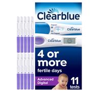 Clearblue 10 Advanced Digital Ovulation Tests and 1 Pregnancy Test