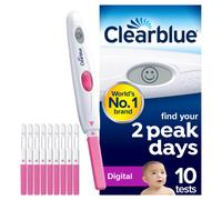 Clearblue 10 Digital Ovulation Tests, Digital Results Vs Visual Ovulation Test Strips, Find Your 2 Peak Days, Get Pregnant Faster, Accurate LH Test,