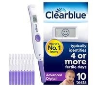 Clearblue Advanced 10 Digital Ovulation Tests, Typically IDENTIFIES at Least 2X