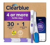 Clearblue Advanced Digital Ovulation & Pregnancy Test, Double Your Chances of Getting Pregnant. 30 Advanced Digital Ovulation Tests & 1 Rapid Detection Pregnancy Test, Try The Free Cycle Tracking App
