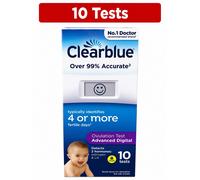 CLEARBLUE Advanced Digital Ovulation Test Kit 10 Tests, New Expiry 2027