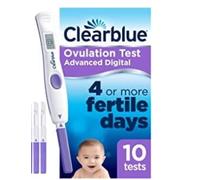 Clearblue Advanced Digital Ovulation Test Kit - 1 Digital Holder & 10 Tests