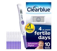 Clearblue Advanced Digital Ovulation Test Kit - 1 Digital Holder And 10 Ovulatio