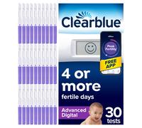 Clearblue Advanced Digital Ovulation Test Kit (OPK). Double Your Chances Of Getting Pregnant, 1 Digital Holder And 30 Ovulation Tests, Try The FREE C