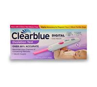 Clearblue Digital Ovulation Tests (OPK), Easy At Home Ovulation Test, 1 Digital Holder And 10 Ovulation Tests, Proven To Increase The Chances Of Getting Pregnant Naturally, Packaging May Vary