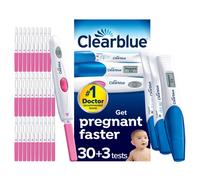 Clearblue Digital Ovulation Test and Triple|Check & Date Pregnancy Test Combo Pack